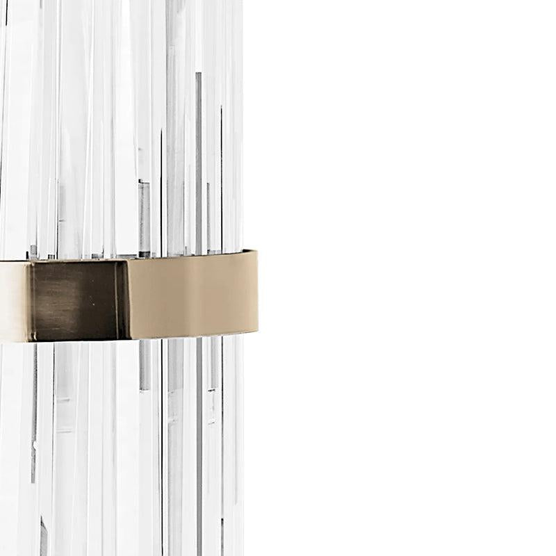 Sovellier Gemmira Crystal and Stainless Steel 6-Light Mini Pendant - view 2