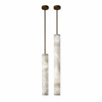 Sovellier Albrisa Alabaster Column Pendant Light with Brass Fitting - view 4