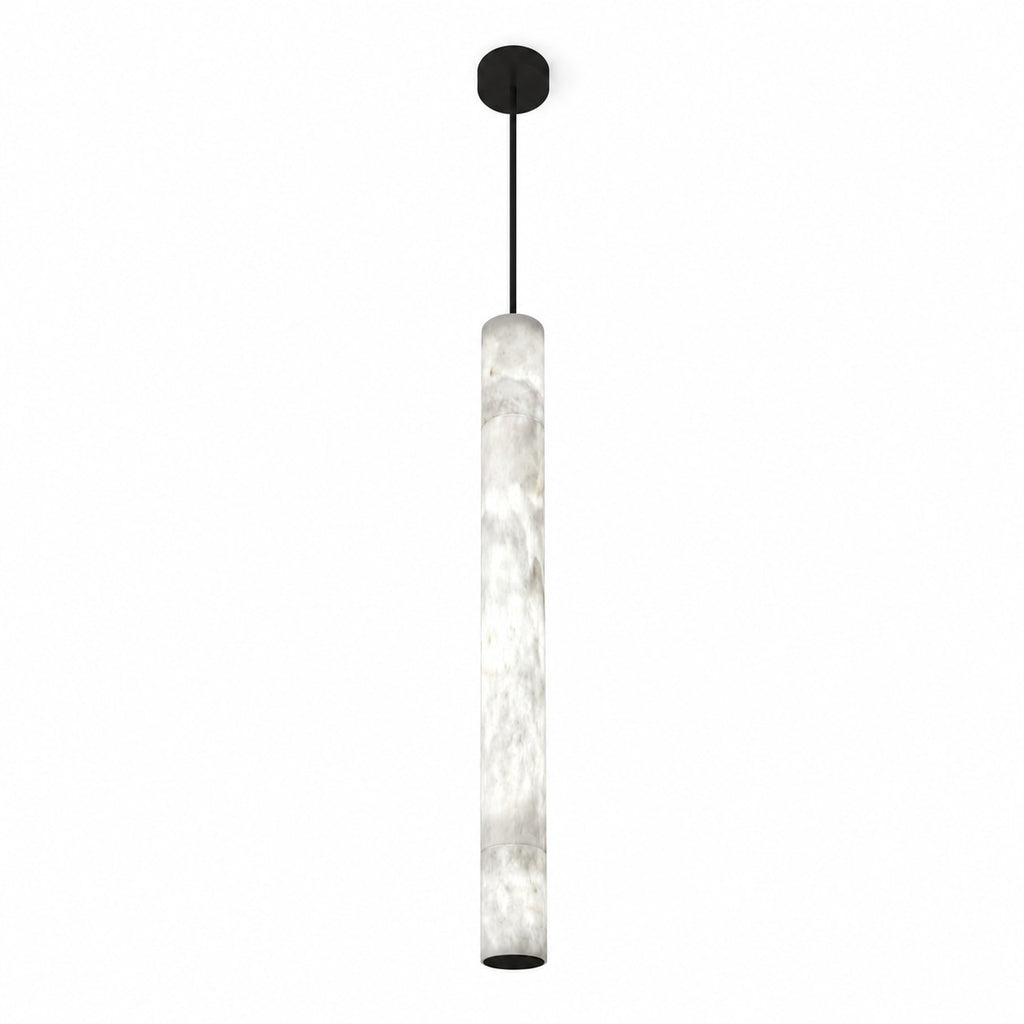 Sovellier Albrisa Alabaster Column Pendant Light with Brass Fitting - view 3
