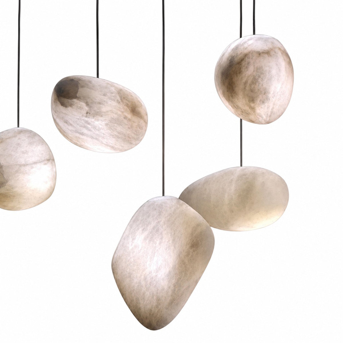 Sovellier Albrisa Natural Alabaster Stone Pendant Light - view 2