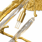 Sovellier Ramella Crystal Branch 6-Light Wall Sconce, Brass - view 4