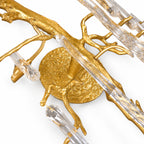 Sovellier Ramella Crystal Branch 6-Light Wall Sconce, Brass - view 3