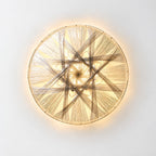 Sovellier Catenza Aluminum Chain Tassel Flush Mount Chandelier - view 4