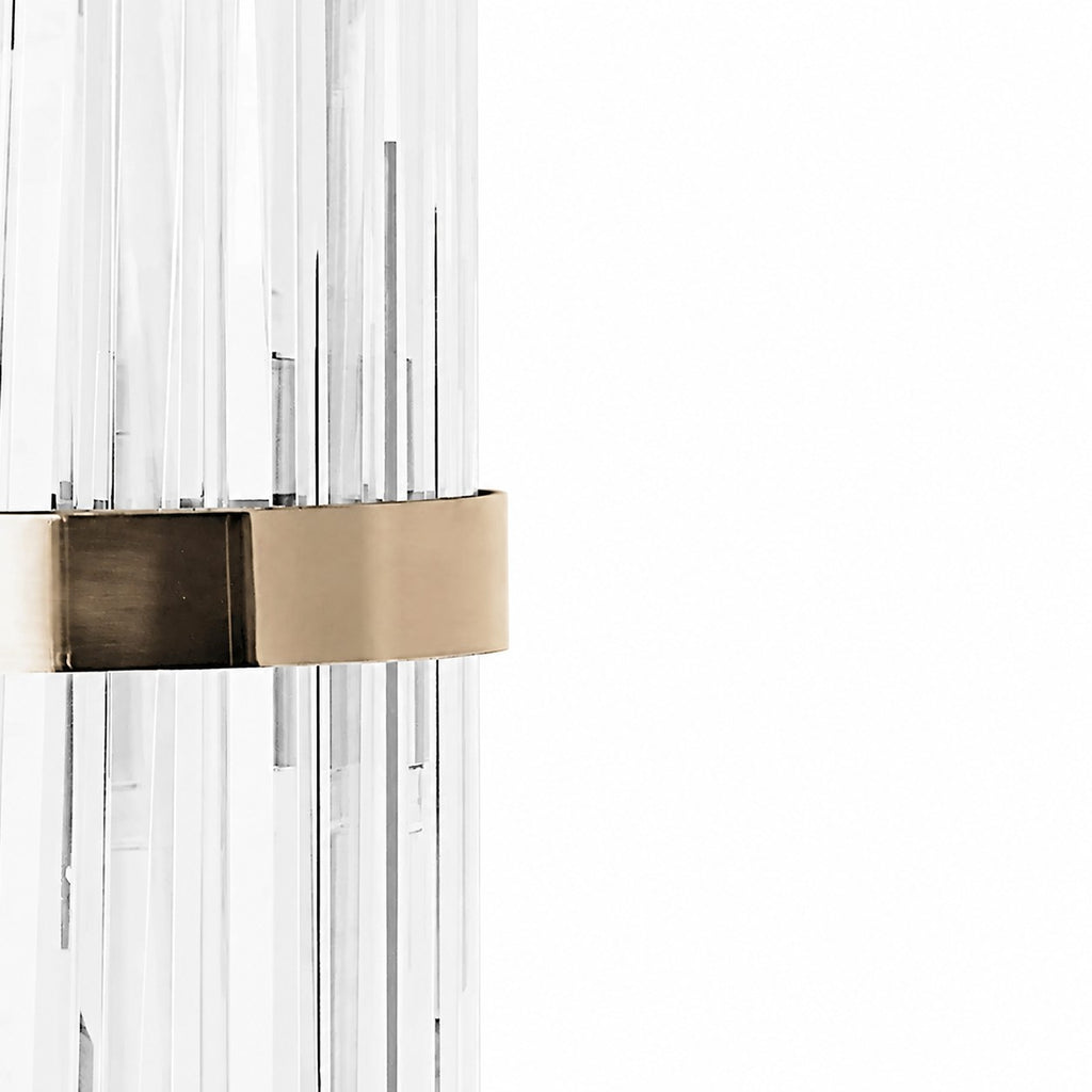 Sovellier Gemmira Crystal and Stainless Steel 6-Light Mini Pendant - view 3