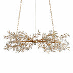 Sovellier Petalune Crystal Floral Flush Mount Ceiling Light - view 4