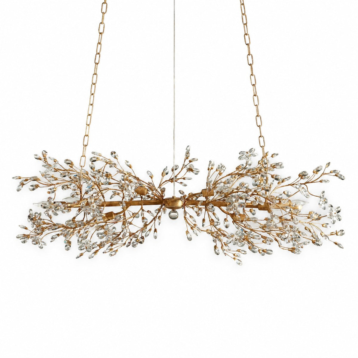 Sovellier Petalune Crystal Floral Flush Mount Ceiling Light - view 4