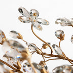 Sovellier Petalune Crystal Floral Flush Mount Ceiling Light - view 5