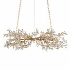 Sovellier Petalune Crystal Floral Flush Mount Ceiling Light - view 11