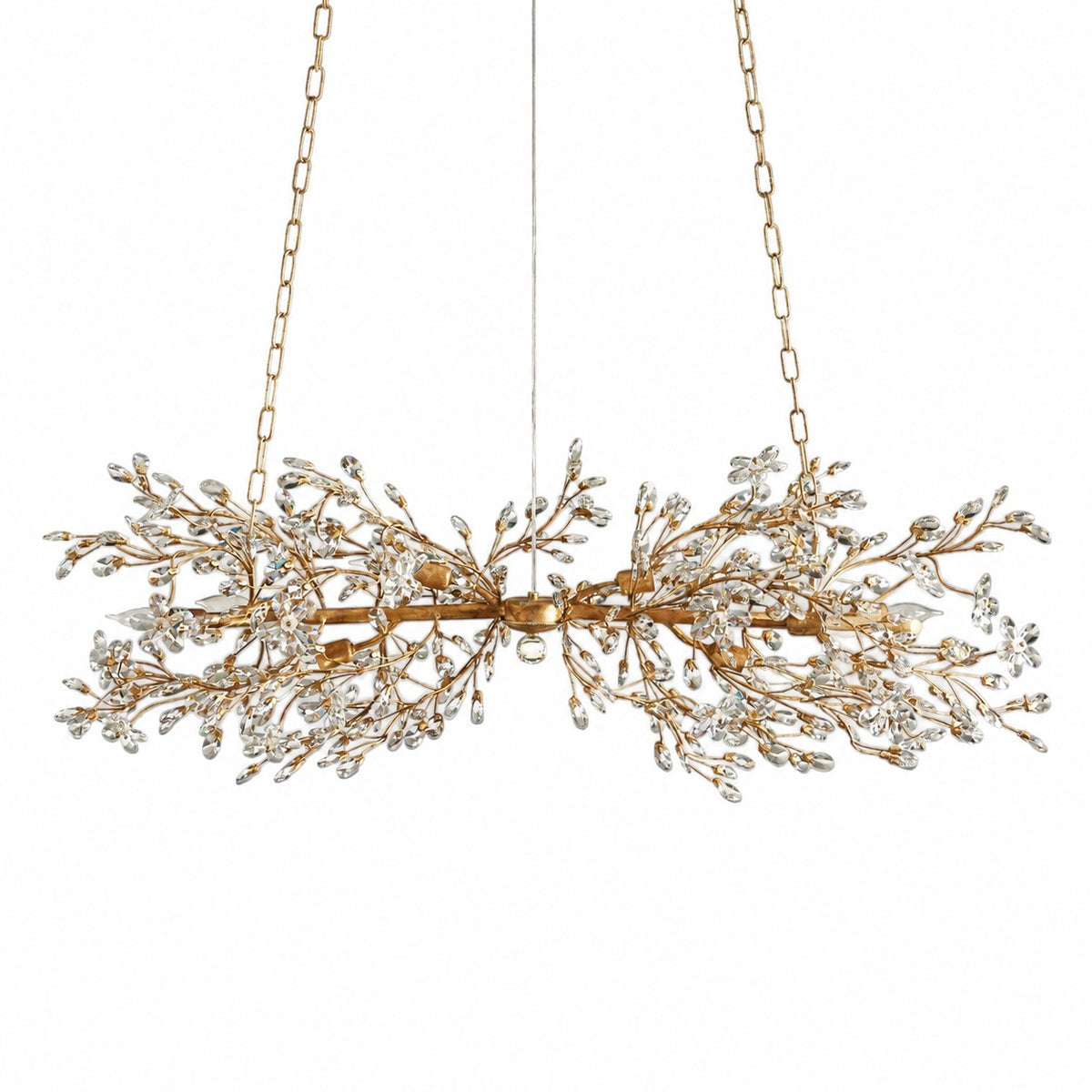 Sovellier Petalune Crystal Floral Flush Mount Ceiling Light - view 11