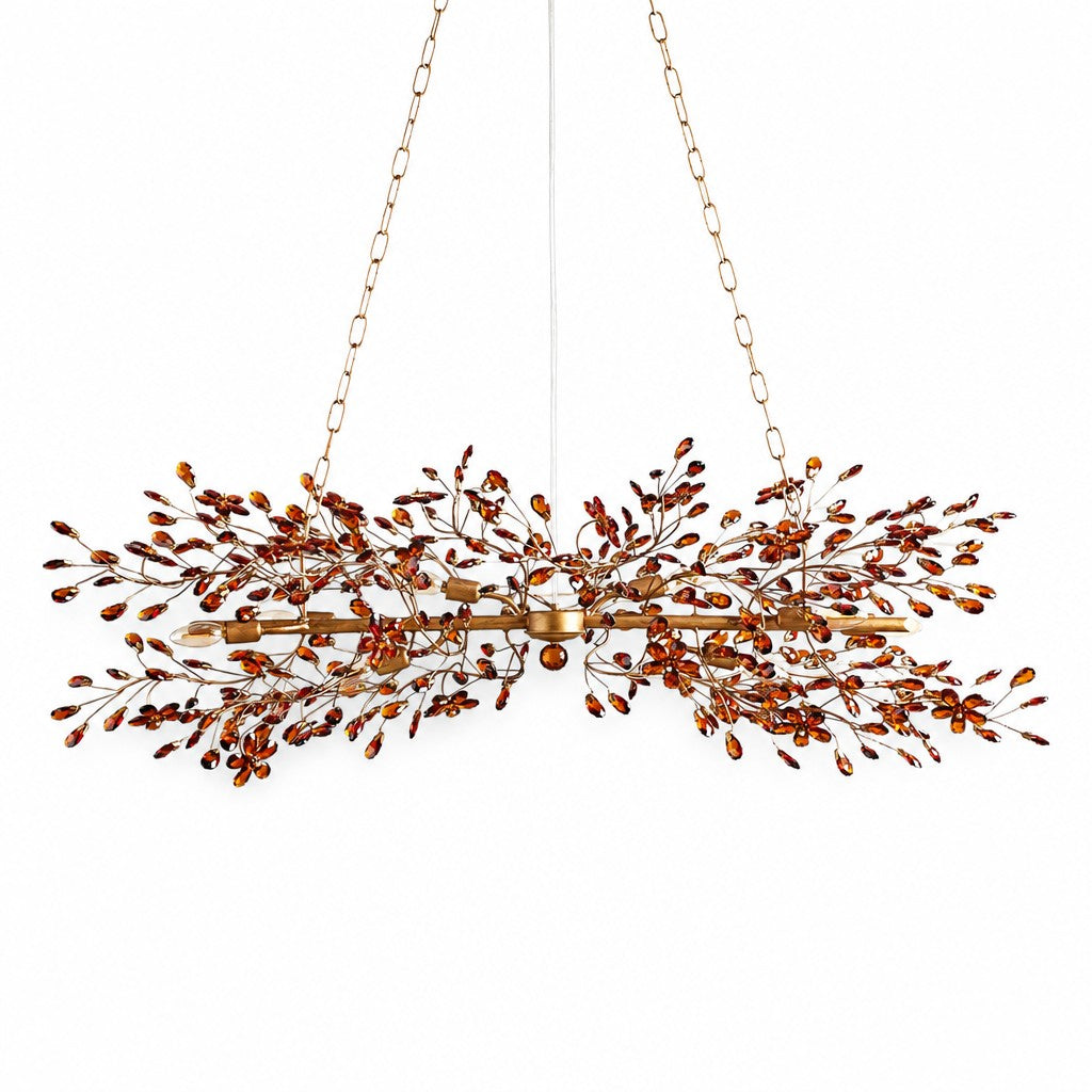 Sovellier Petalune Crystal Floral Flush Mount Ceiling Light - view 2