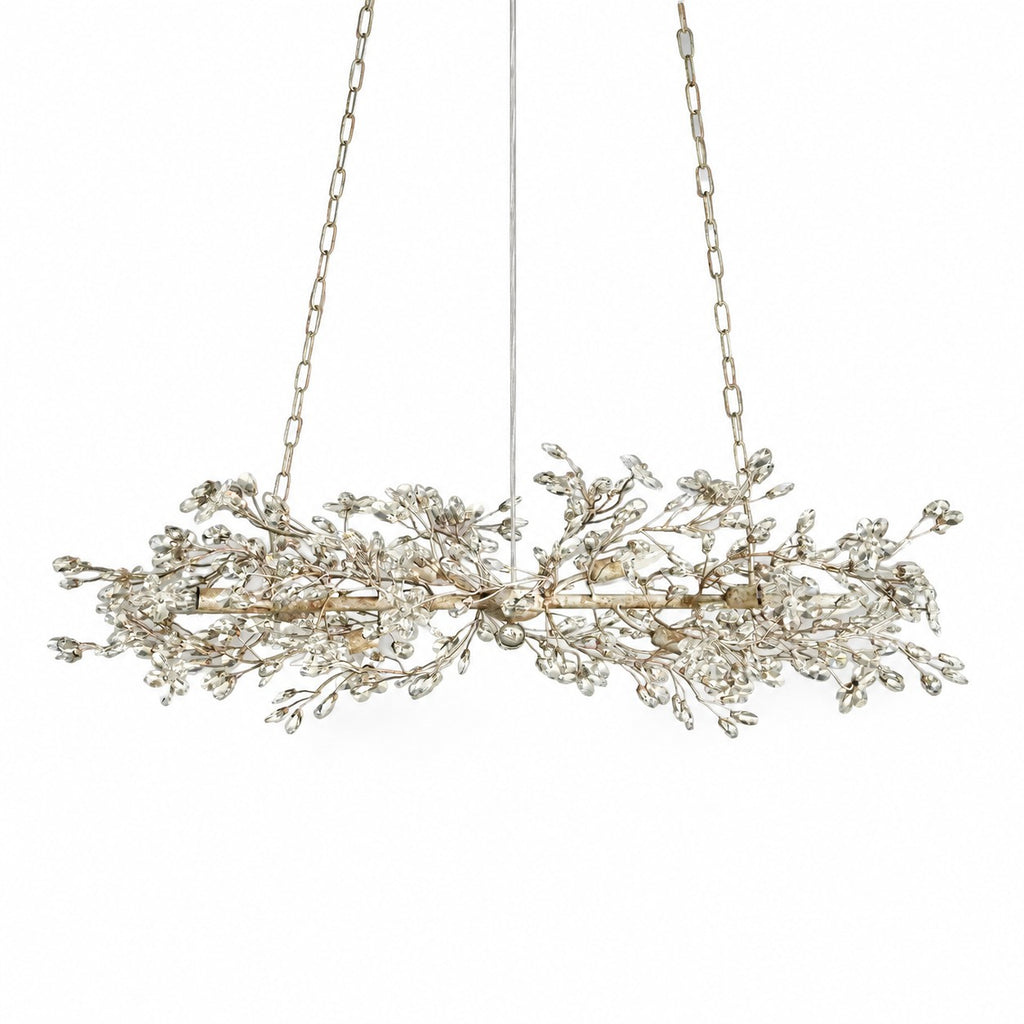 Sovellier Petalune Crystal Floral Flush Mount Ceiling Light - view 14
