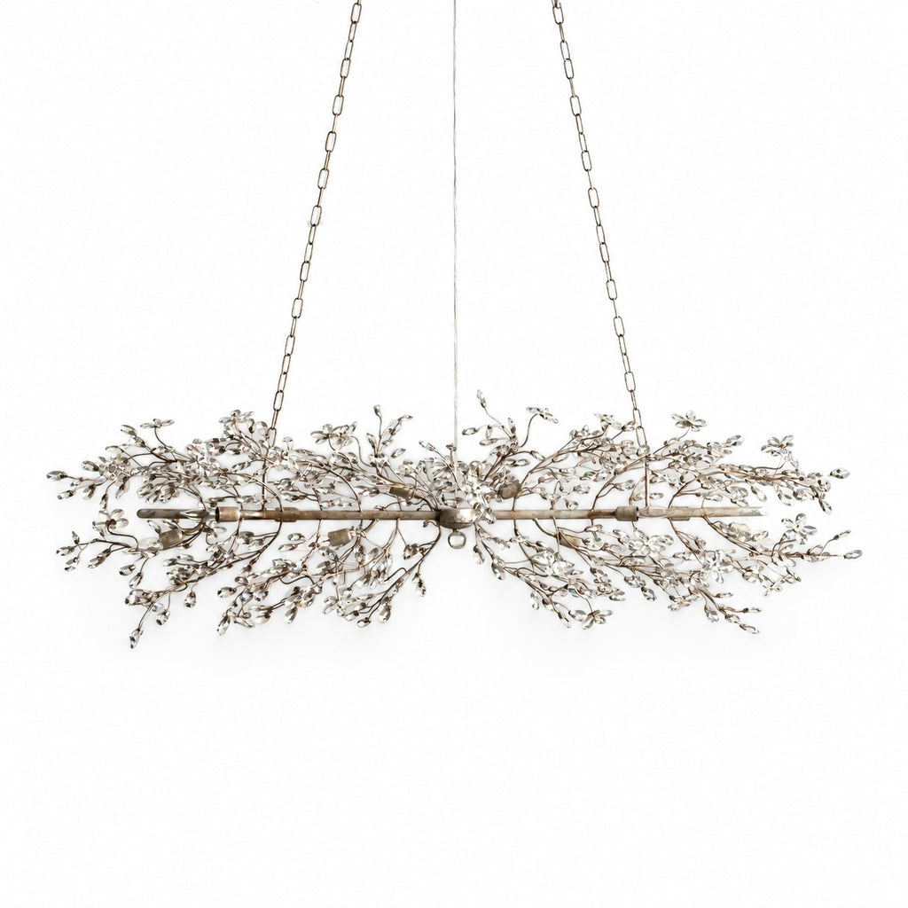 Sovellier Petalune Crystal Floral Flush Mount Ceiling Light - view 10