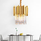 Sovellier Solvara K9 Crystal Cluster Pendant Light, 12" - view 2