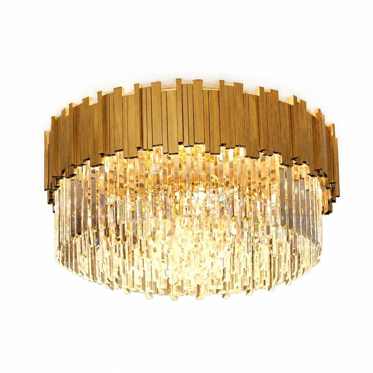 Sovellier Solvara K9 Crystal Ring Flush Mount Chandelier - view 2