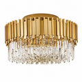 Sovellier Solvara K9 Crystal Ring Flush Mount Chandelier