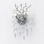Sovellier Glaciva Crescent Crystal Branch 2-Light Wall Sconce, 10"H