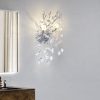 Sovellier Glaciva Crescent Crystal Branch 2-Light Wall Sconce, 10"H - view 4