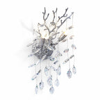 Sovellier Glaciva Crescent Crystal Branch 2-Light Wall Sconce, 10"H - view 2
