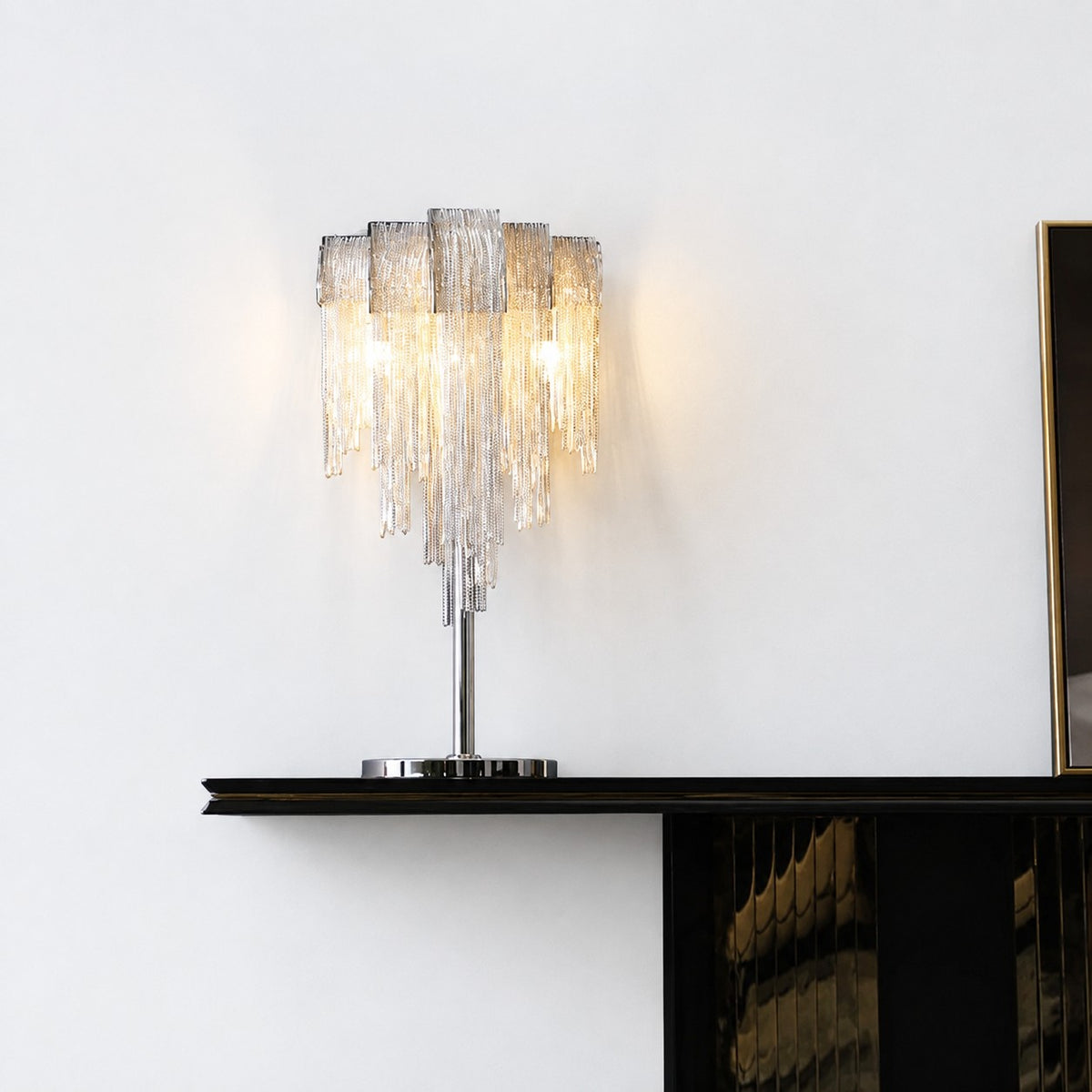 Sovellier Catenza Chain Tassel Table Lamp, 2-Light - view 7