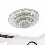 Sovellier Terzana Three-Tier Round Crystal Flush Mount Chandelier - view 7