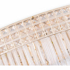 Sovellier Terzana Three-Tier Round Crystal Flush Mount Chandelier - view 8