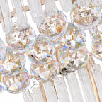 Sovellier Terzana Three-Tier Round Crystal Flush Mount Chandelier - view 9
